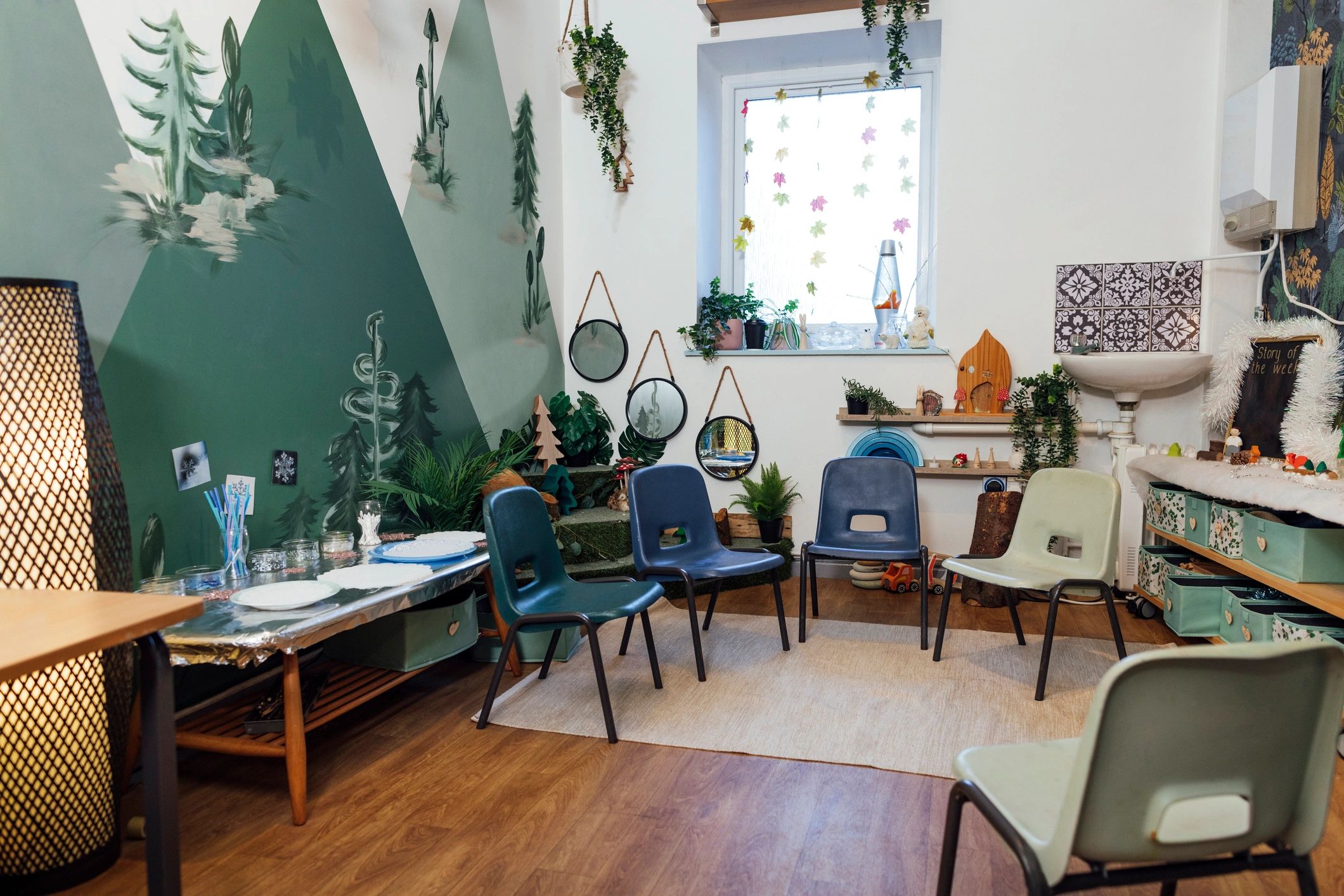 Calm, welcoming office interior