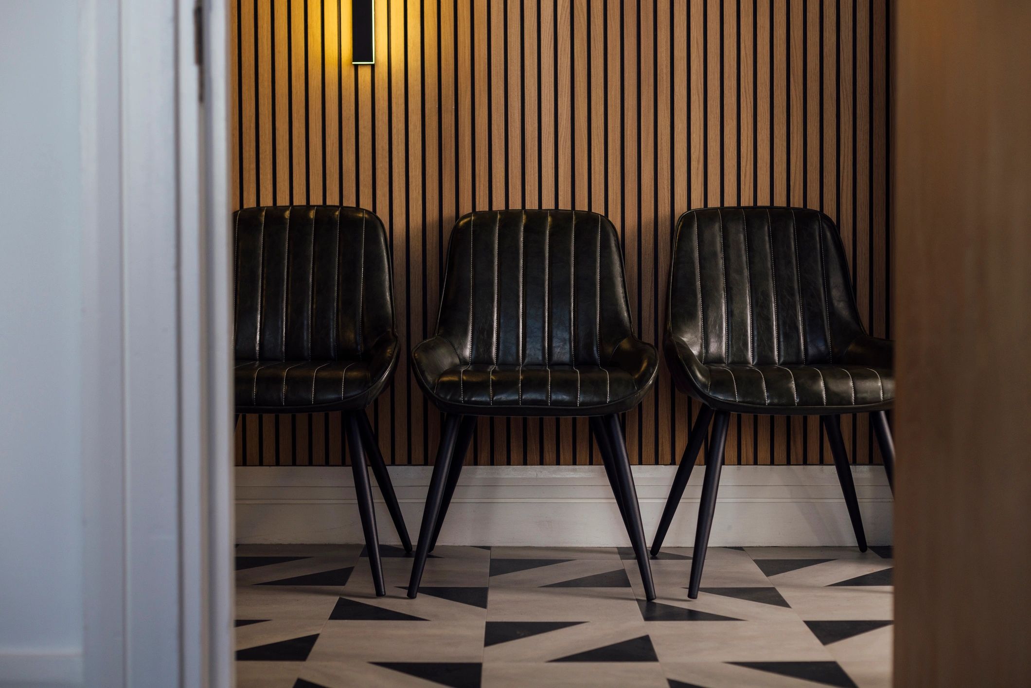 Welcoming office waiting area
