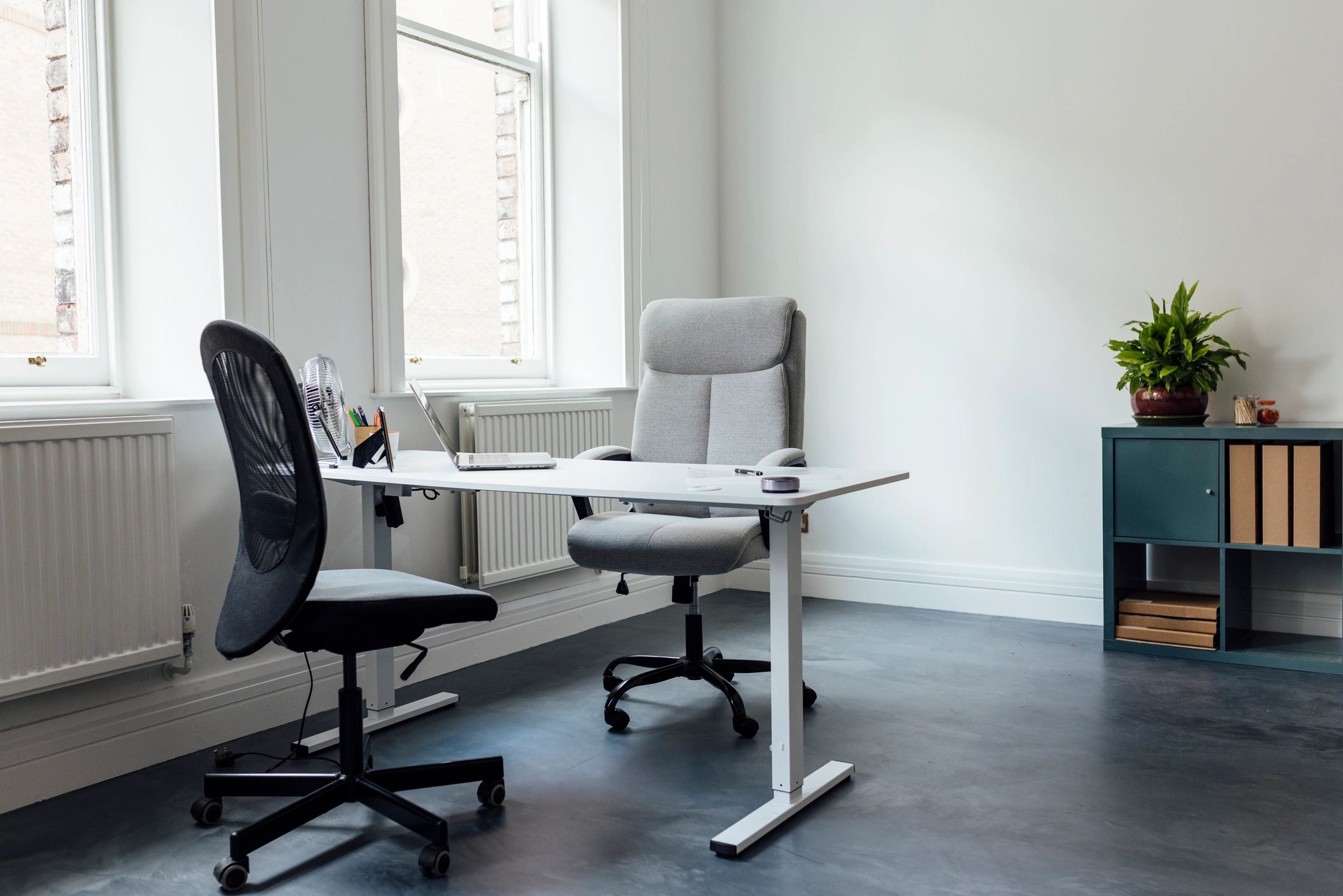 Calm, welcoming office setting